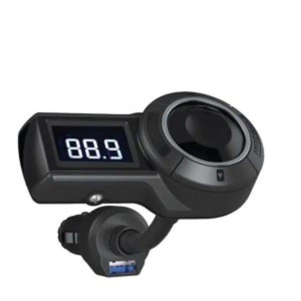 Scosche FM Transmitter with Music Controls Smart Aux & USB Connection MFI - Black