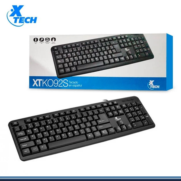 XTech Desktop Keyboard Full Size XTK092E