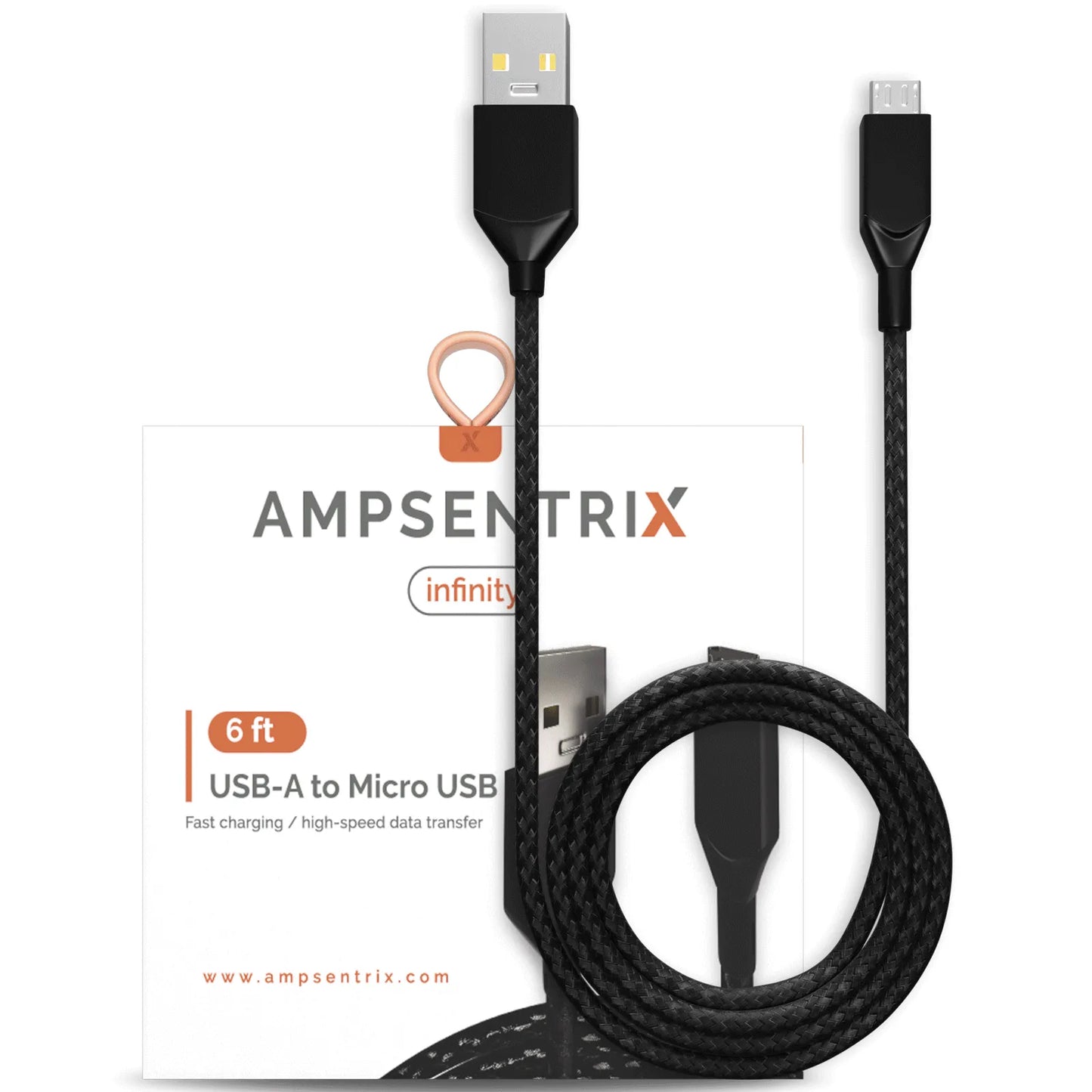 Ampsentrix 6ft A to Micro Cable