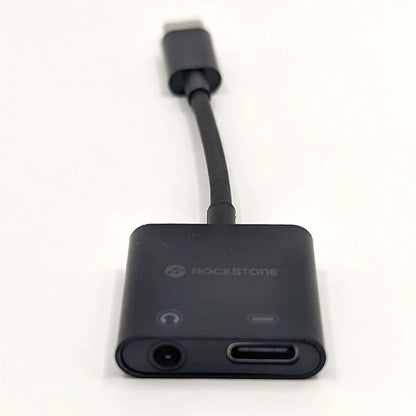 Rockstone USB C to 3.5 and Charge Adapter