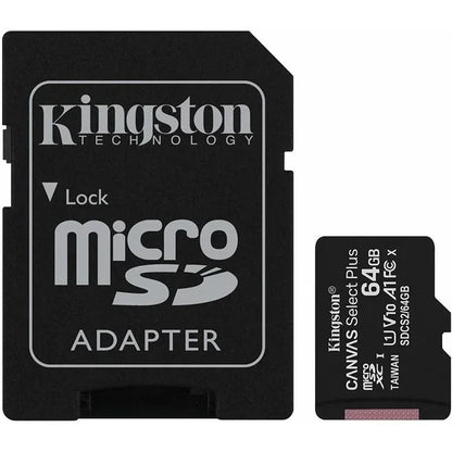 Kingston 64GB Micro SD Card With Adapter