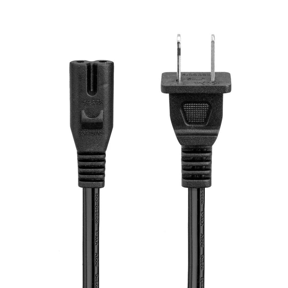 2Prong Laptop Power Cable 6ft