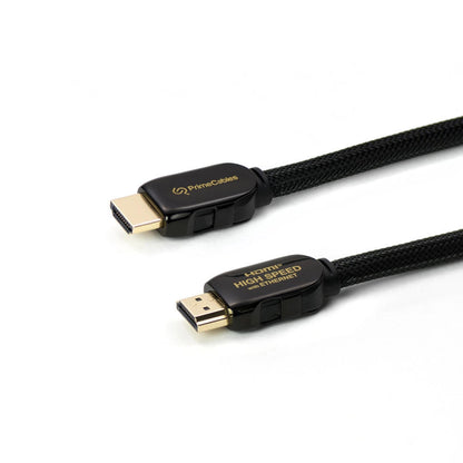 Premium HDMI 2.0 Cables with Nylon Jacket - 15Ft (Black)