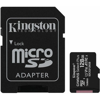 Kingston 128Gb Micro SD Card with Adapter