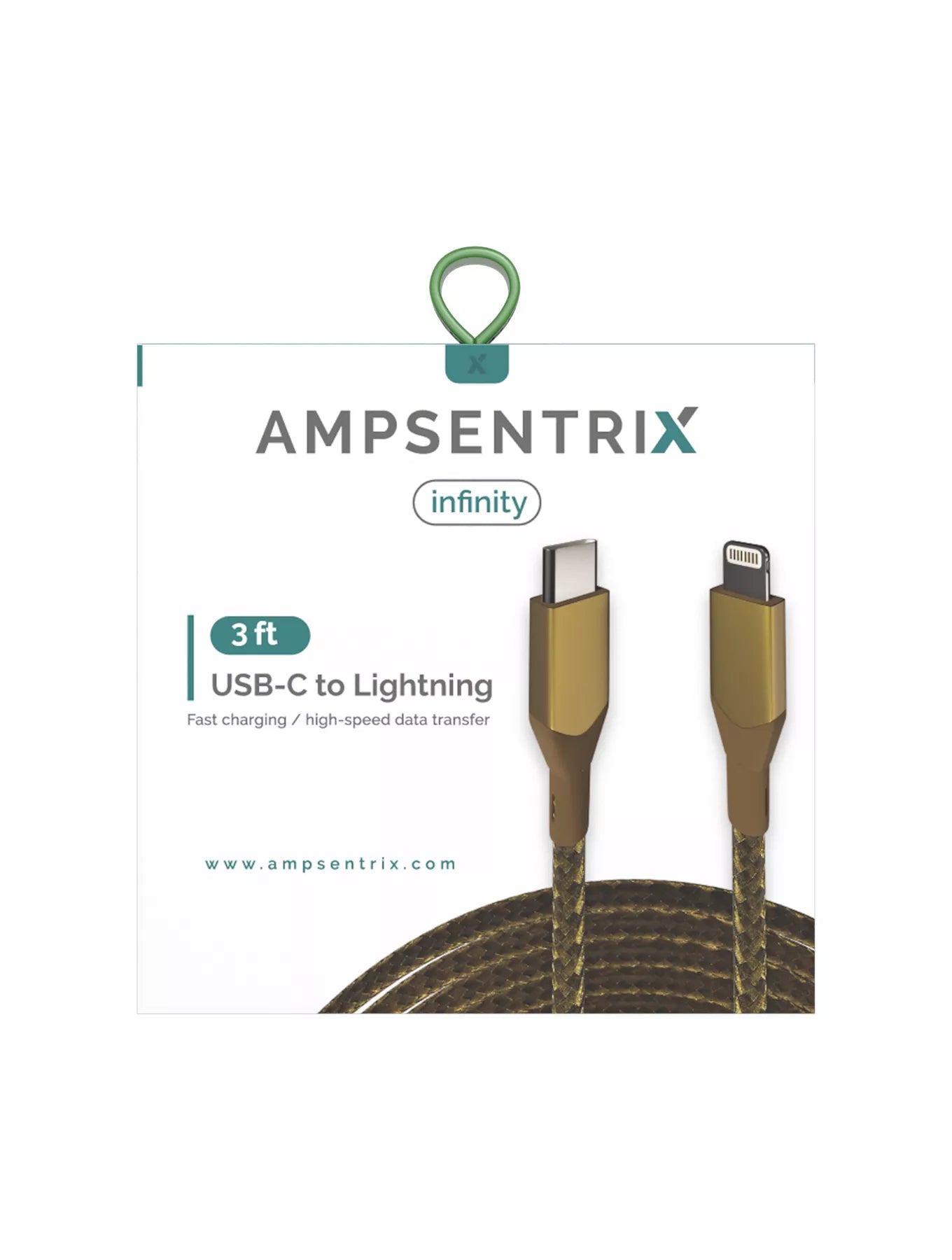 Ampsentrix C to Lightning Cable